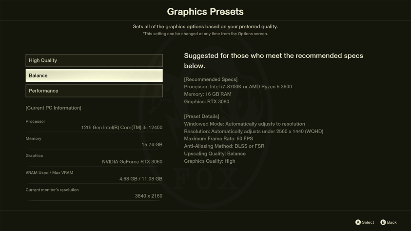 Окно с&amp;nbsp;новой функцией, связанной с&amp;nbsp;характеристиками&amp;nbsp;ПК.