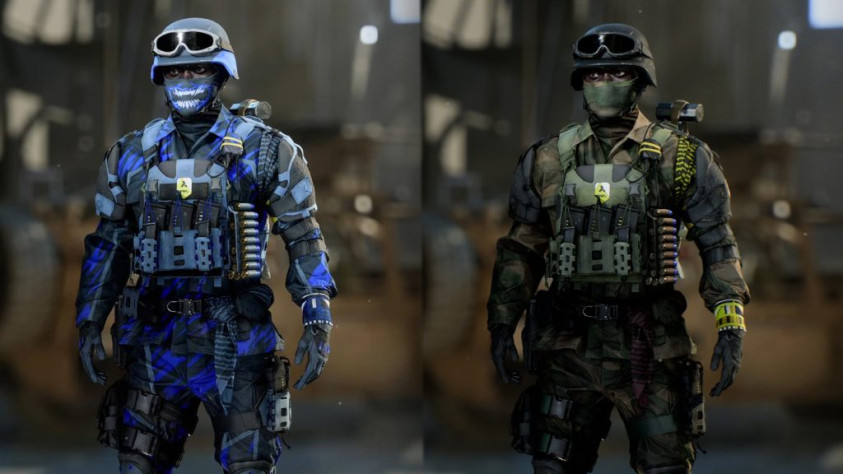 Скин Wicked Grin и его замена Standard Issue.