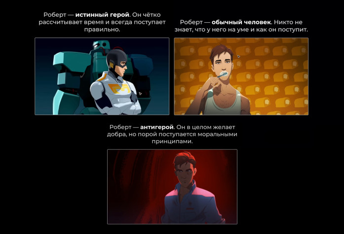 Состояния протагониста, которые игрокам удалось открыть.